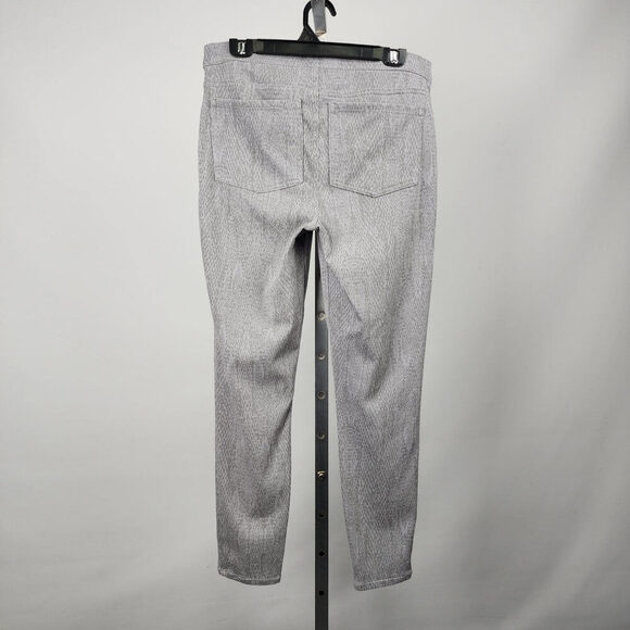 Spanx Grey Reptile Print Skinny Pants Size XL - Picture 5 of 9